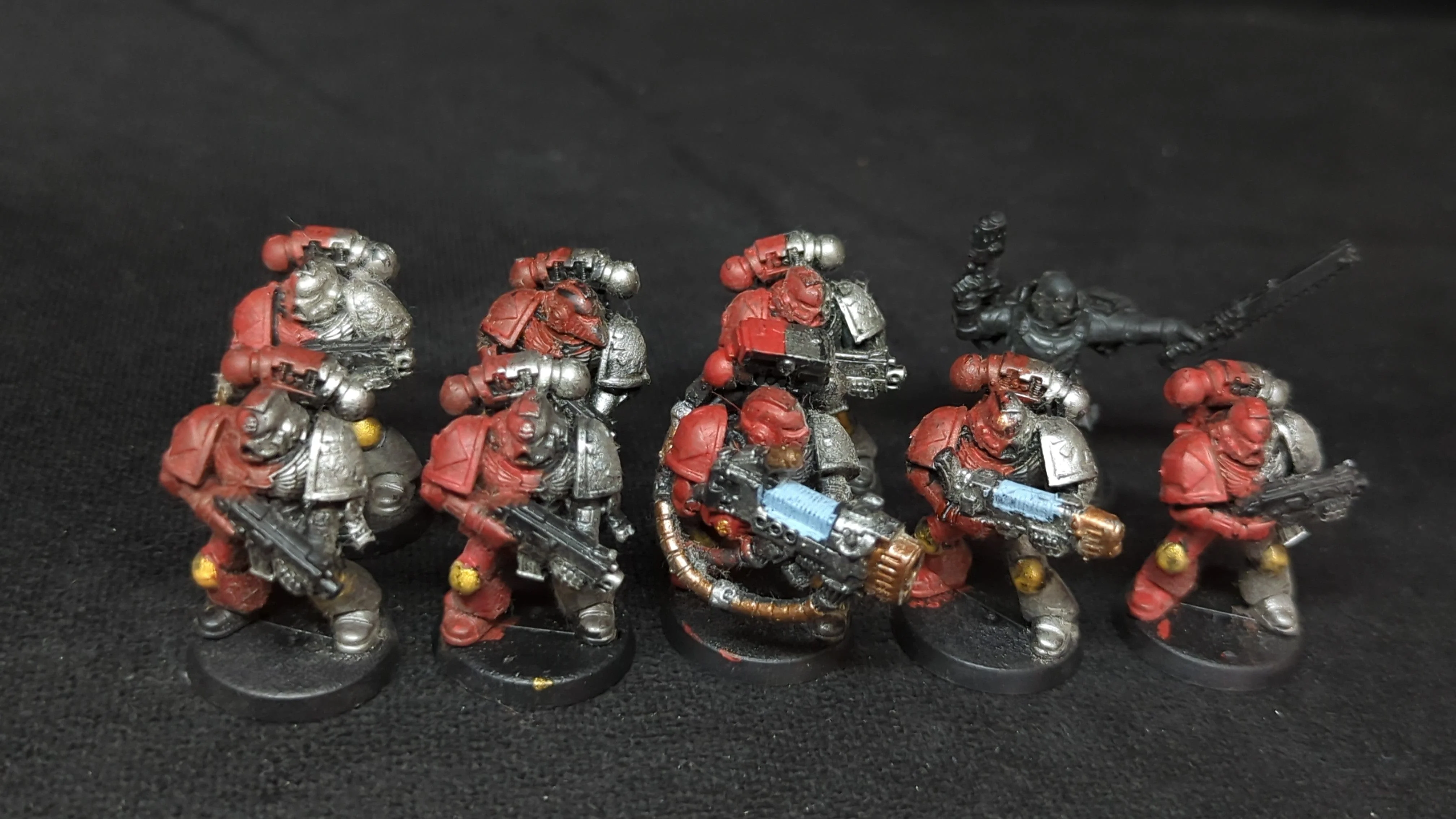 Warhammer 40k Space Marines Tactical Squad x9