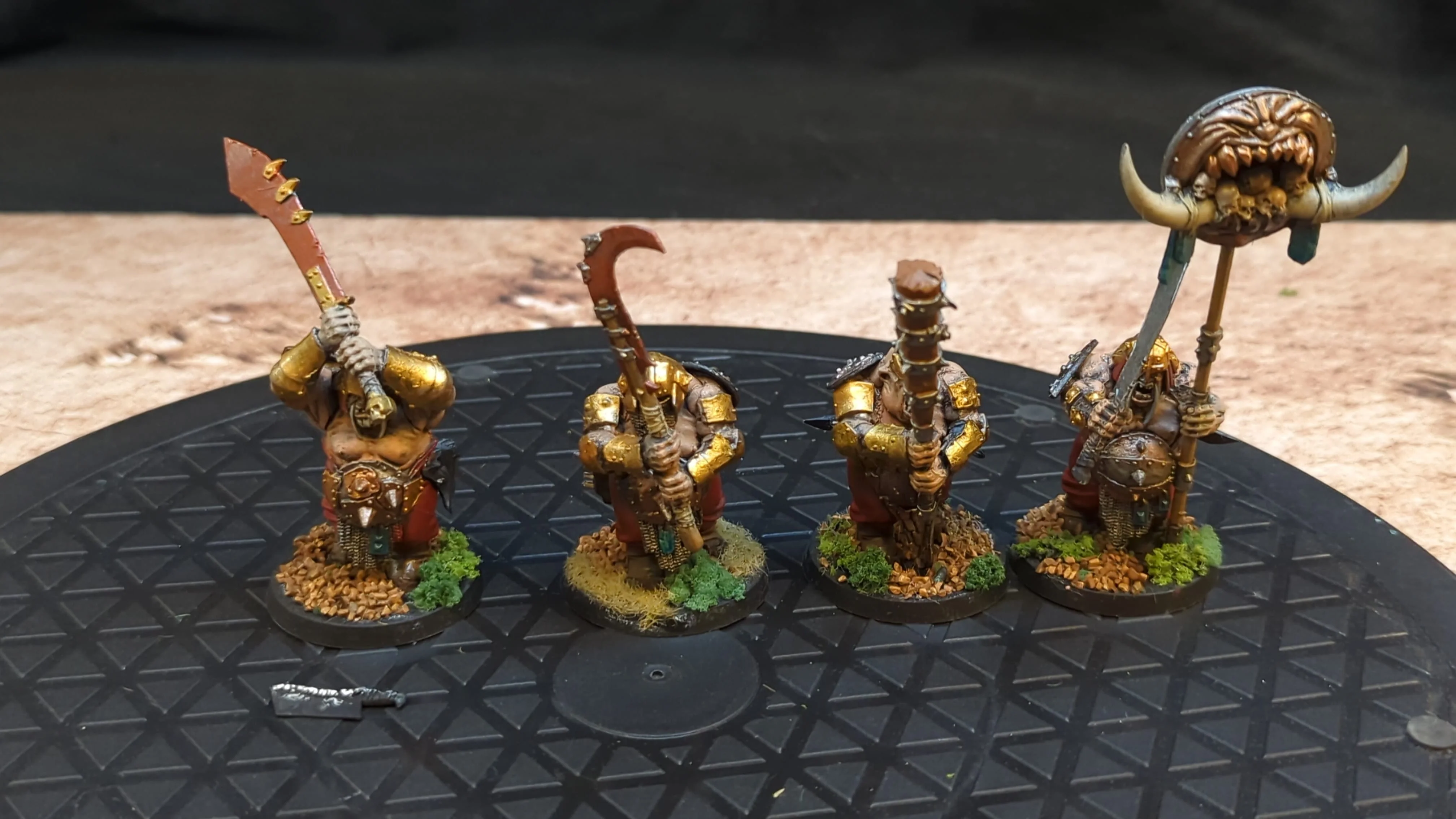 Age of Sigmar Ogor Mawtribes Ironguts x4 Painted