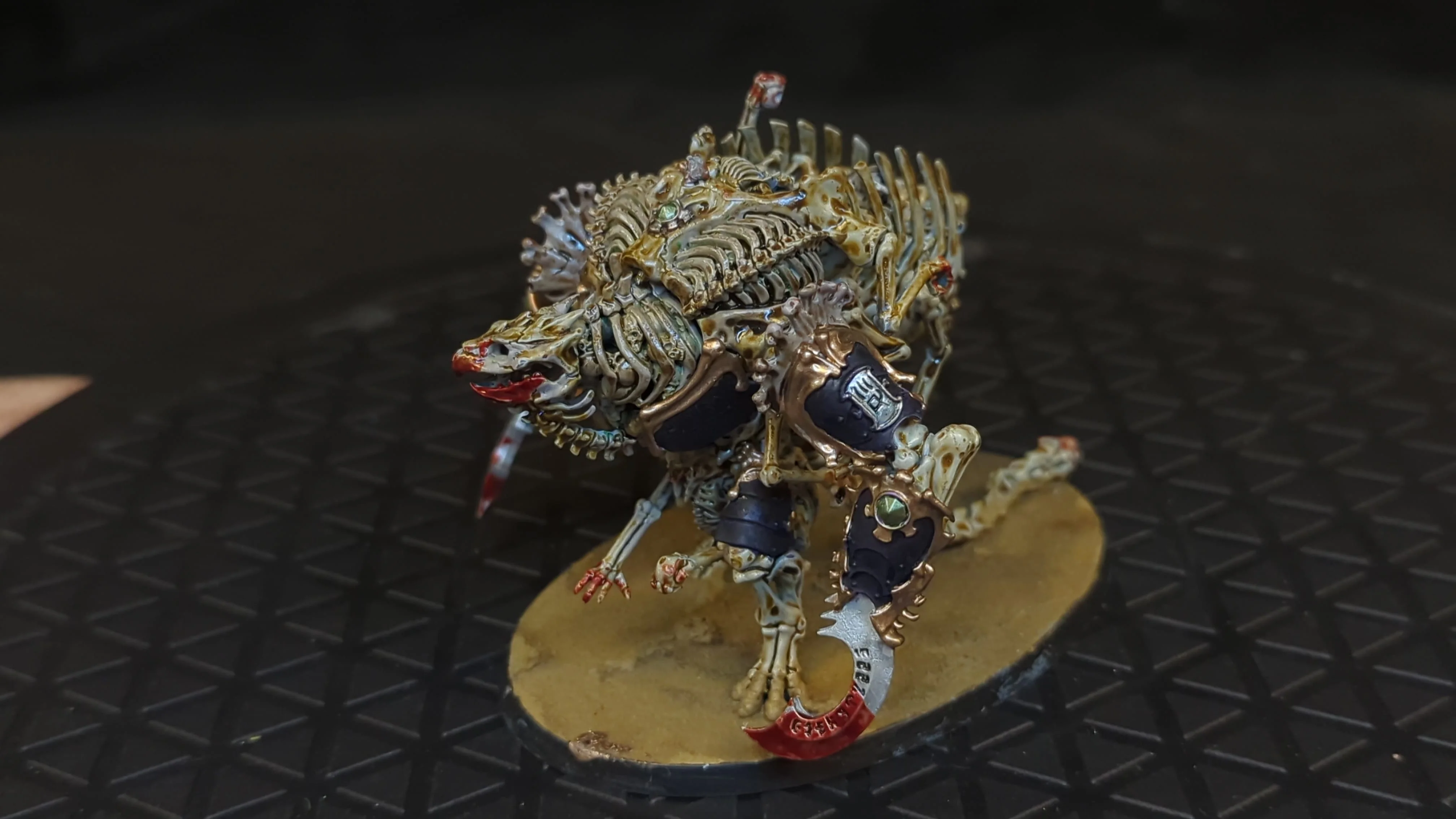 Age of Sigmar Ossiarch Bonereapers Gothizzar Harverster x1 Painted