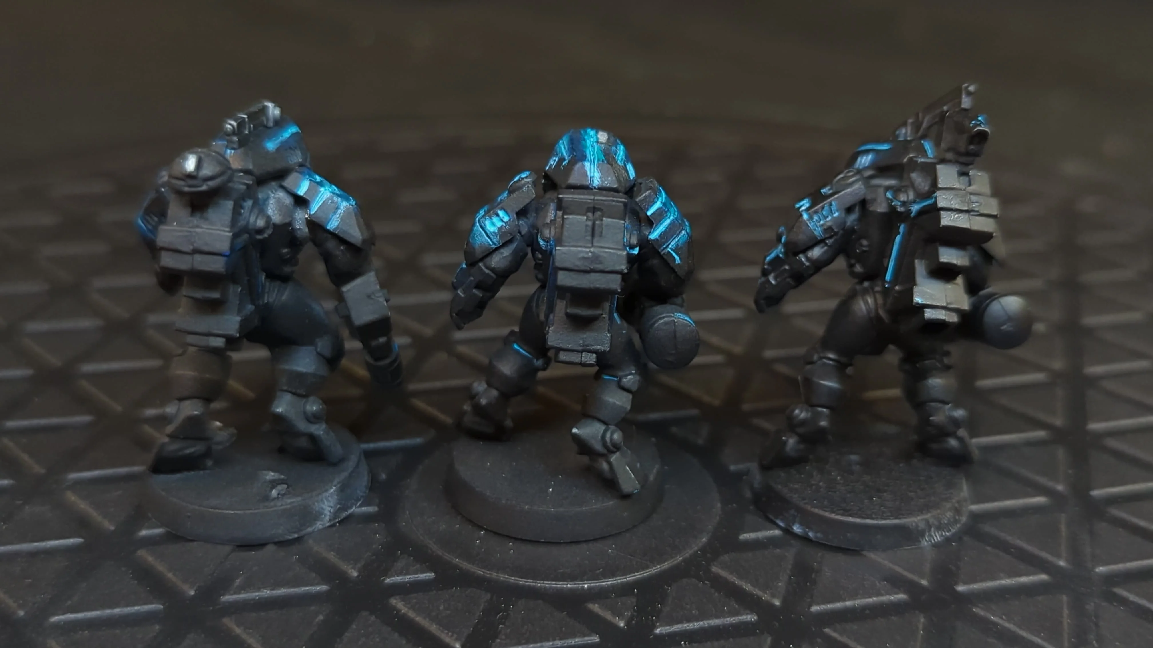 Warhammer 40k T'au Empire XV25 Stealth Battlesuits x3 - Image 2