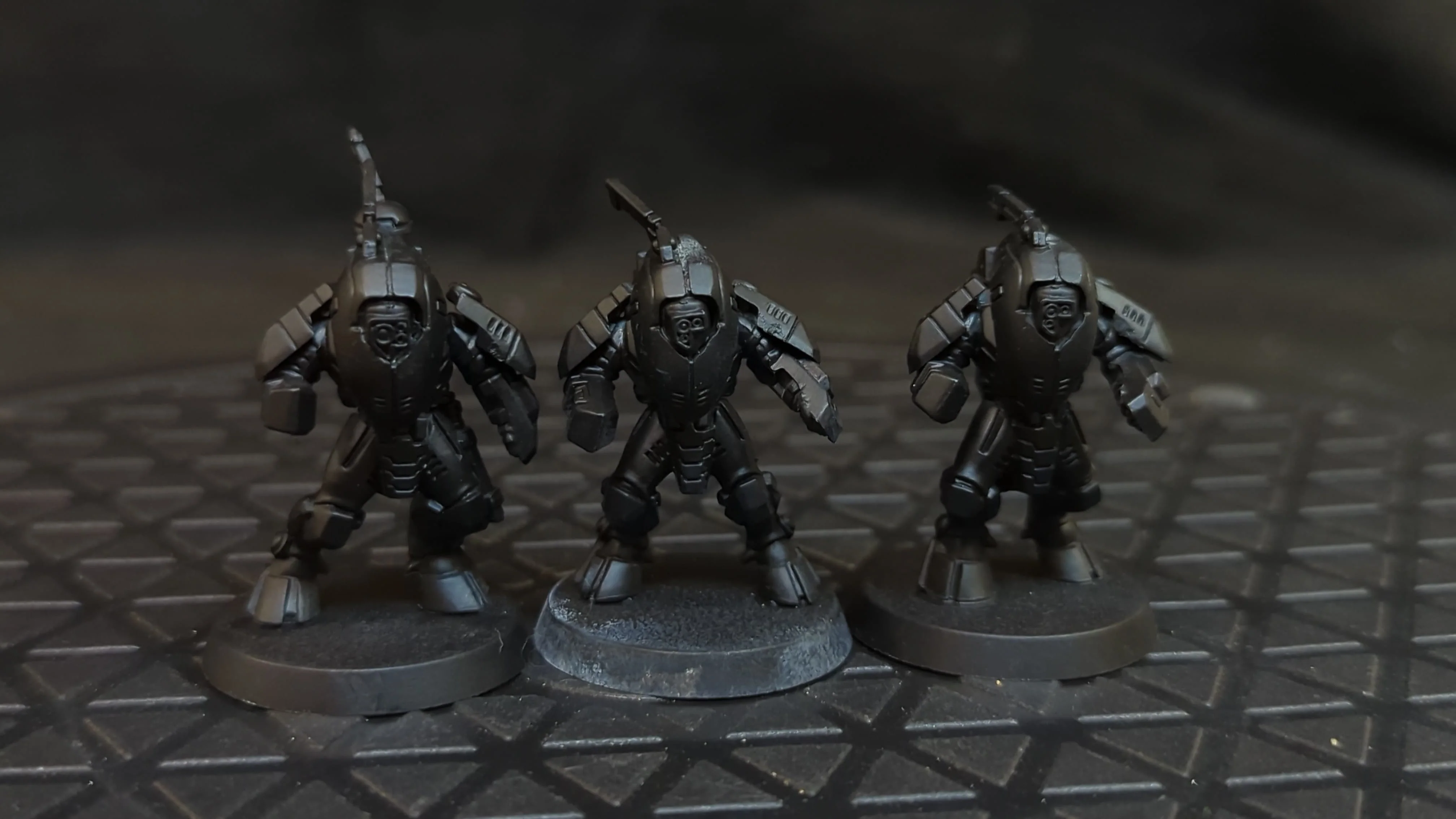 Warhammer 40k T'au Empire XV25 Stealth Battlesuits x3