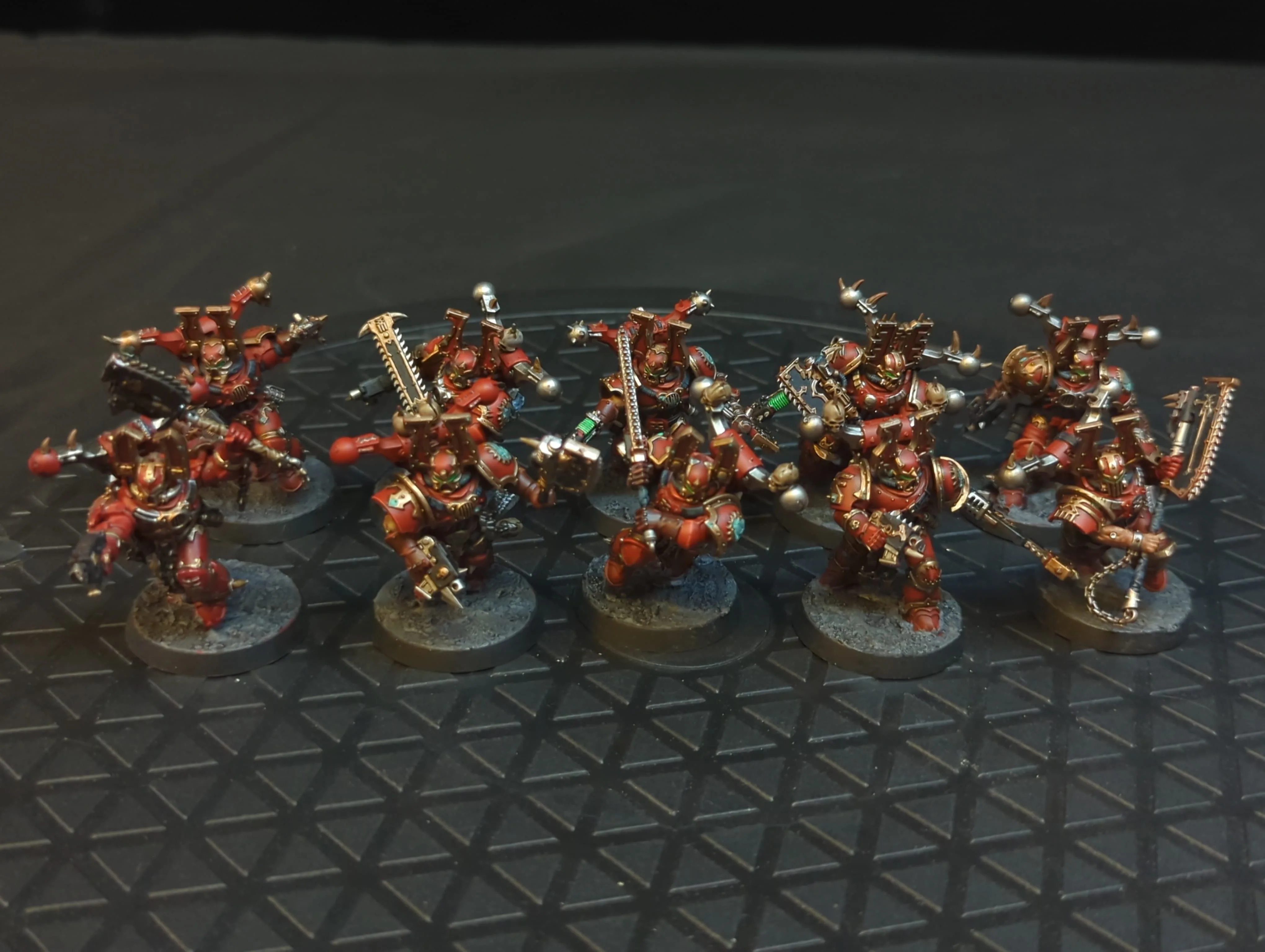 Warhammer World Eaters Khorne Berzerkers x10 Painted