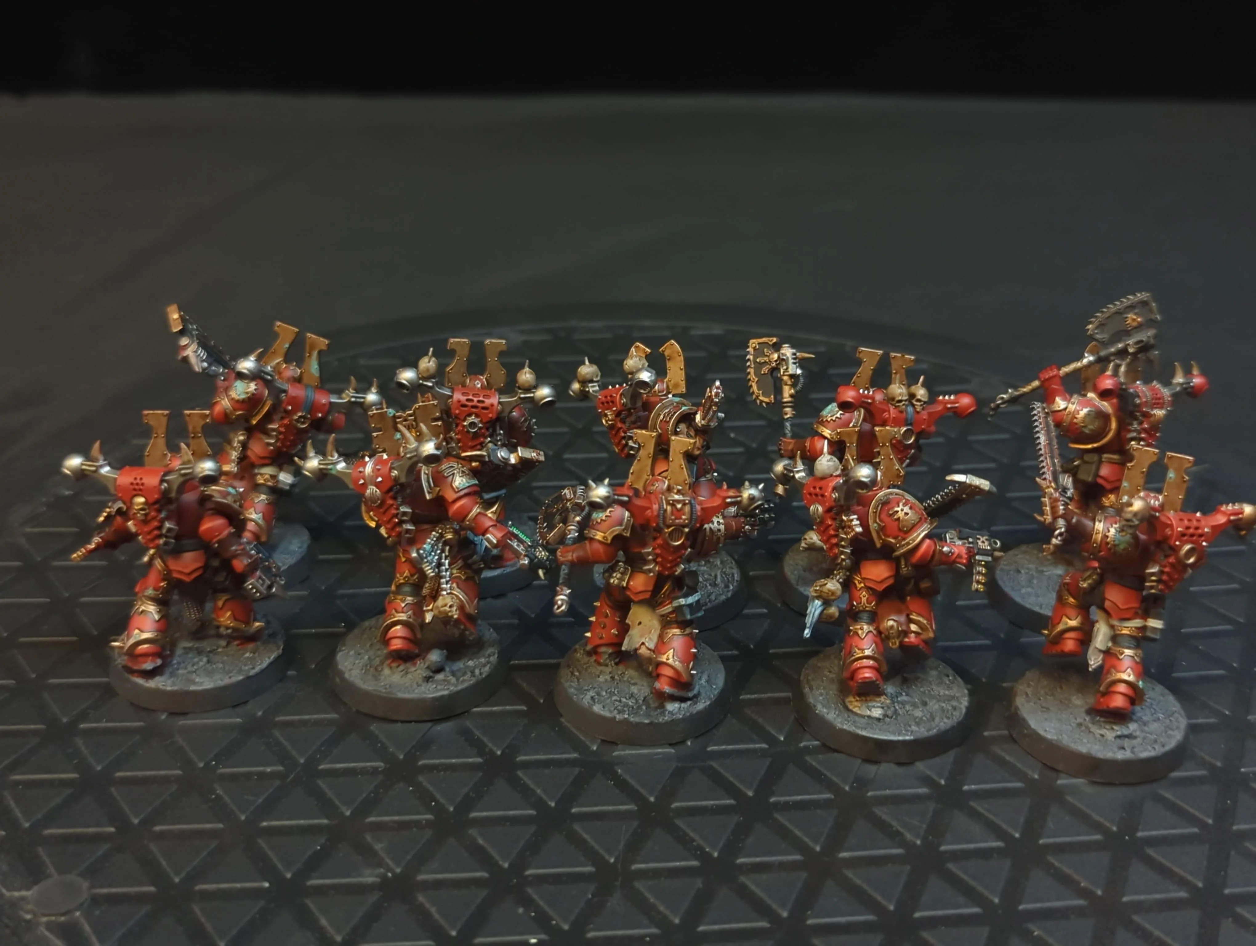 Warhammer World Eaters Khorne Berzerkers x10 Painted - Image 2
