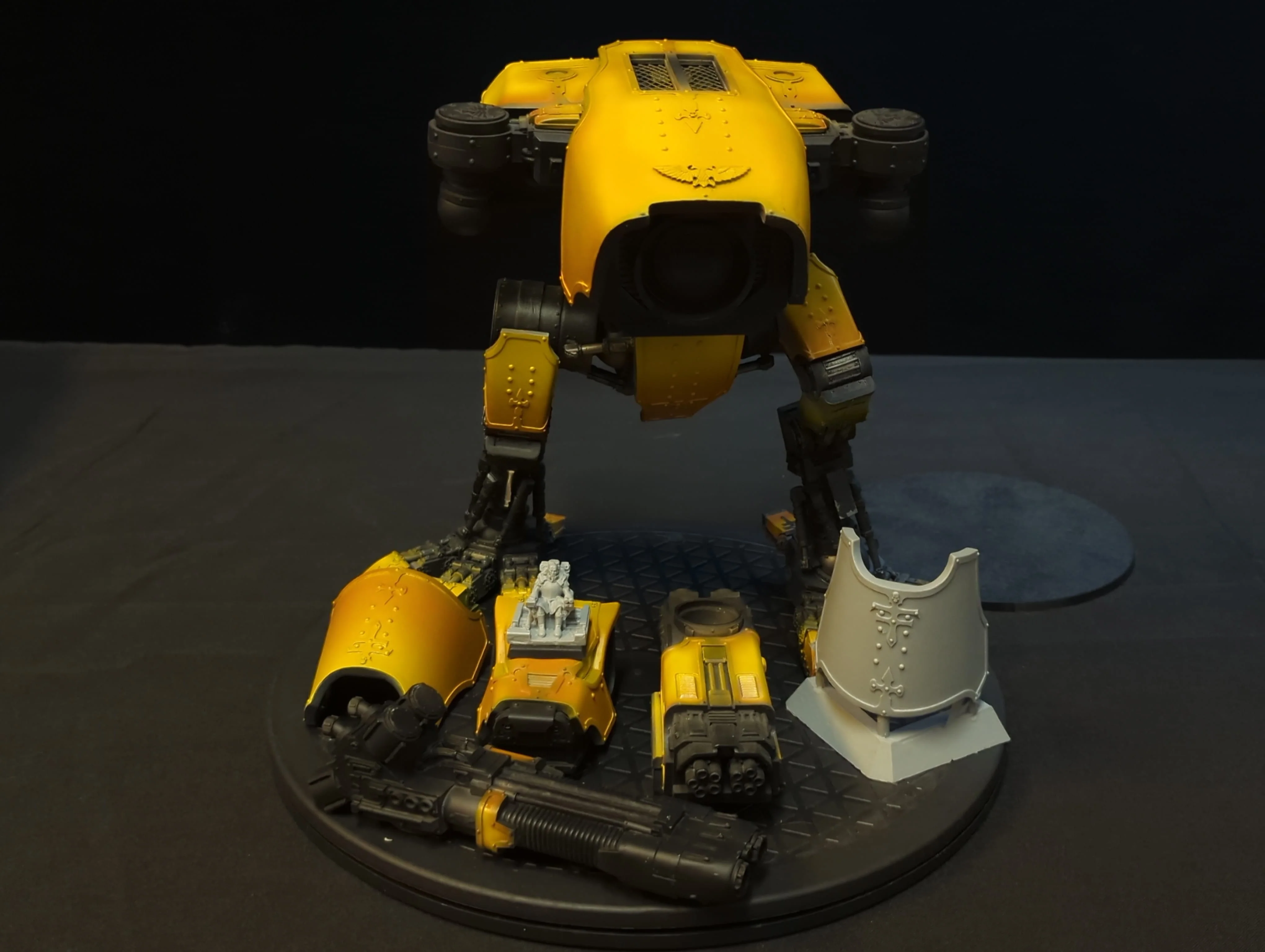 Warhammer Mars Pattern Warhound Titan Body + Titan Plasma Blastgun + Plasma Blastgun x1
