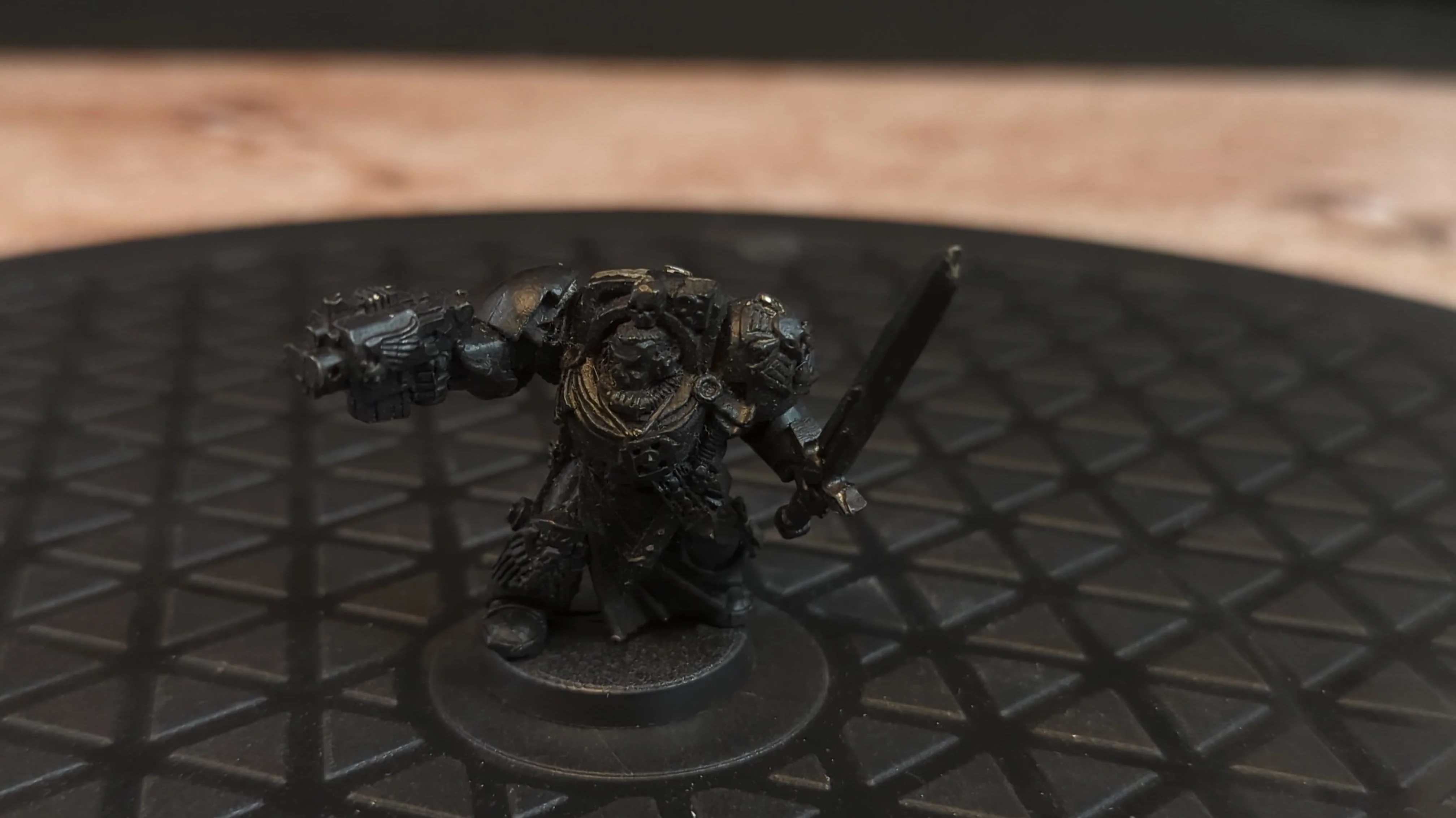Warhammer 40k Space Marine Captain in terminator (OOP Metal) x1