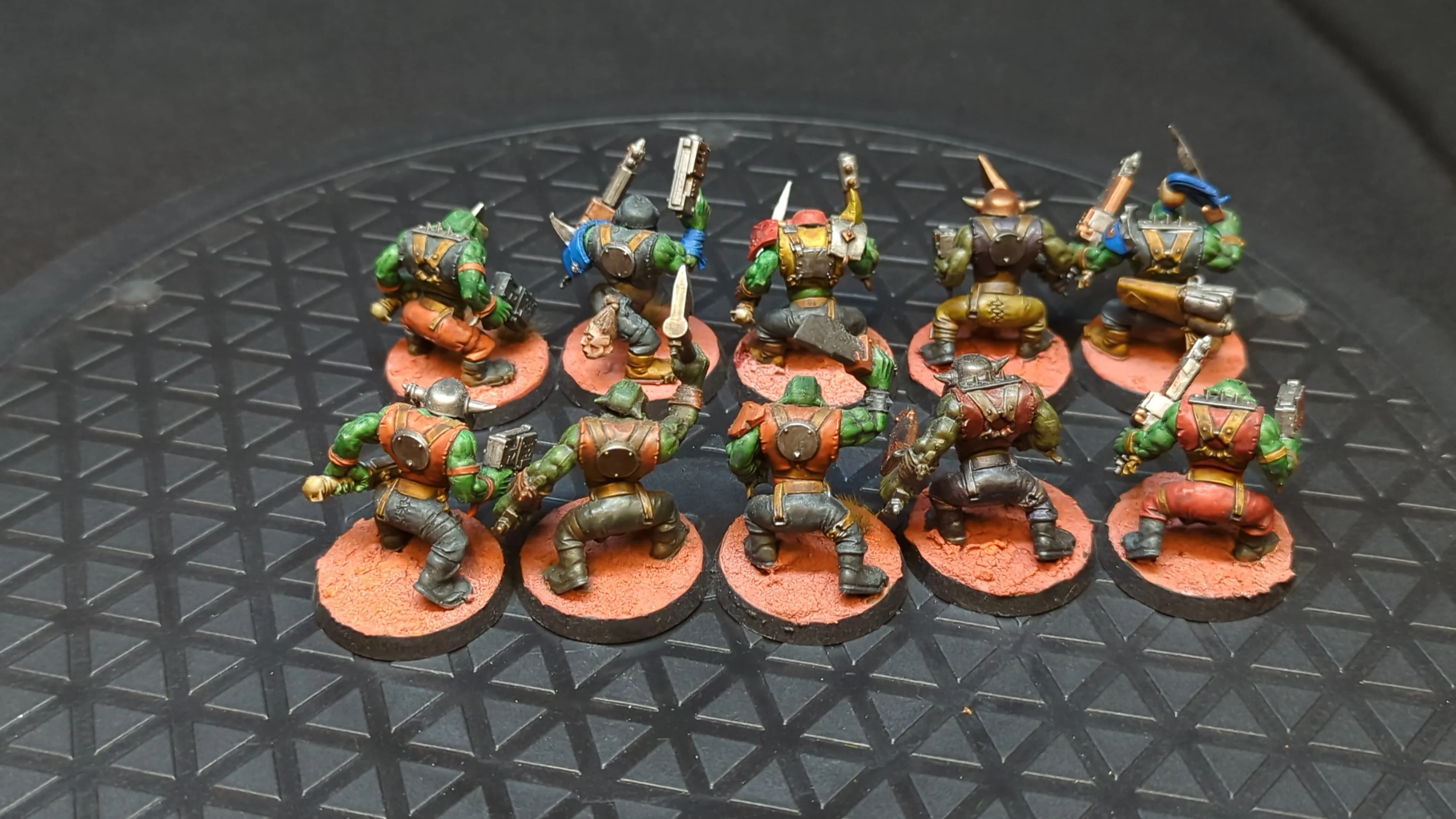 Warhammer 40k Ork Boyz x10 Painted - Image 2