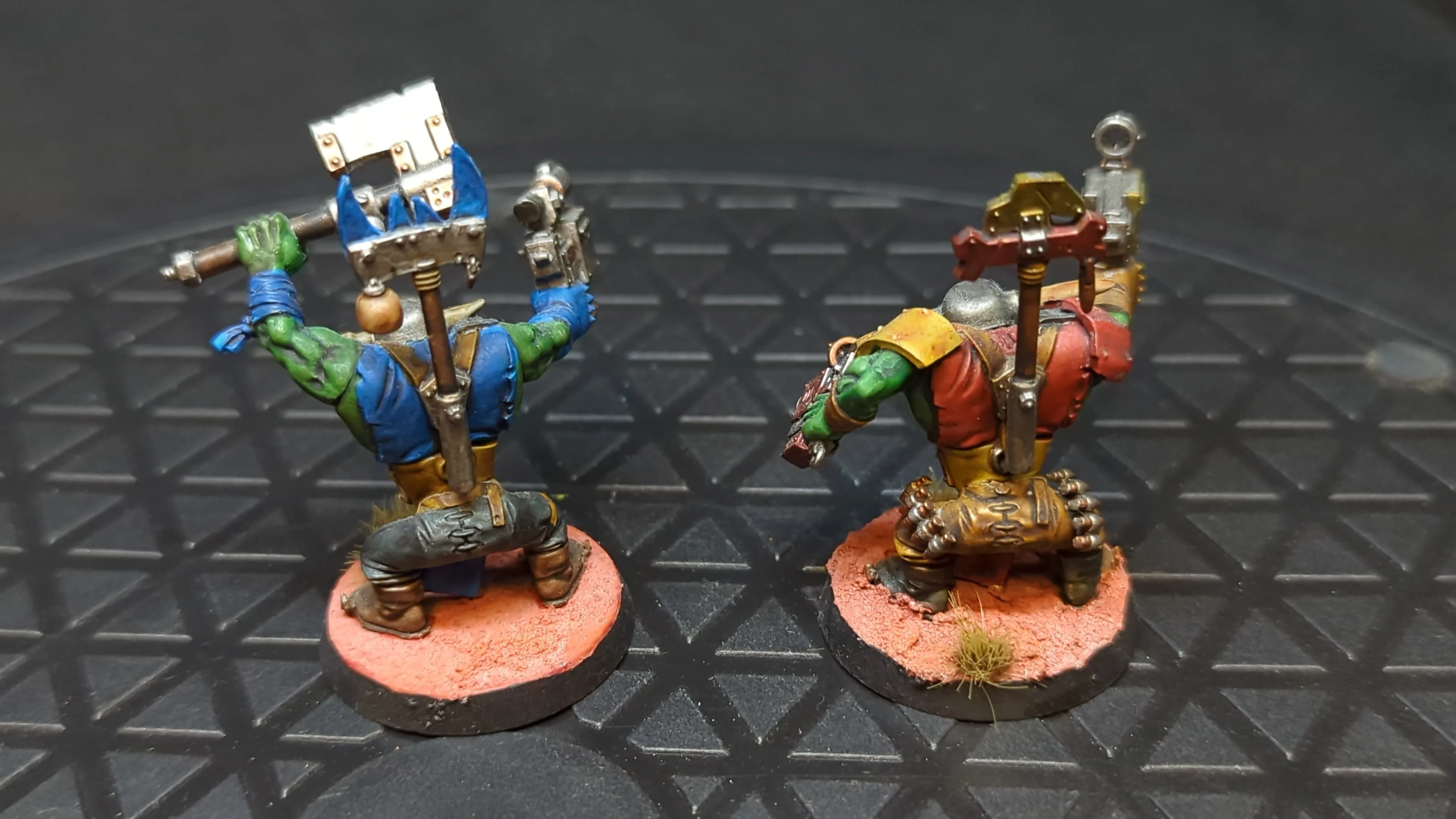 Warhammer 40k Orks Nobz x2 Painted - Image 2