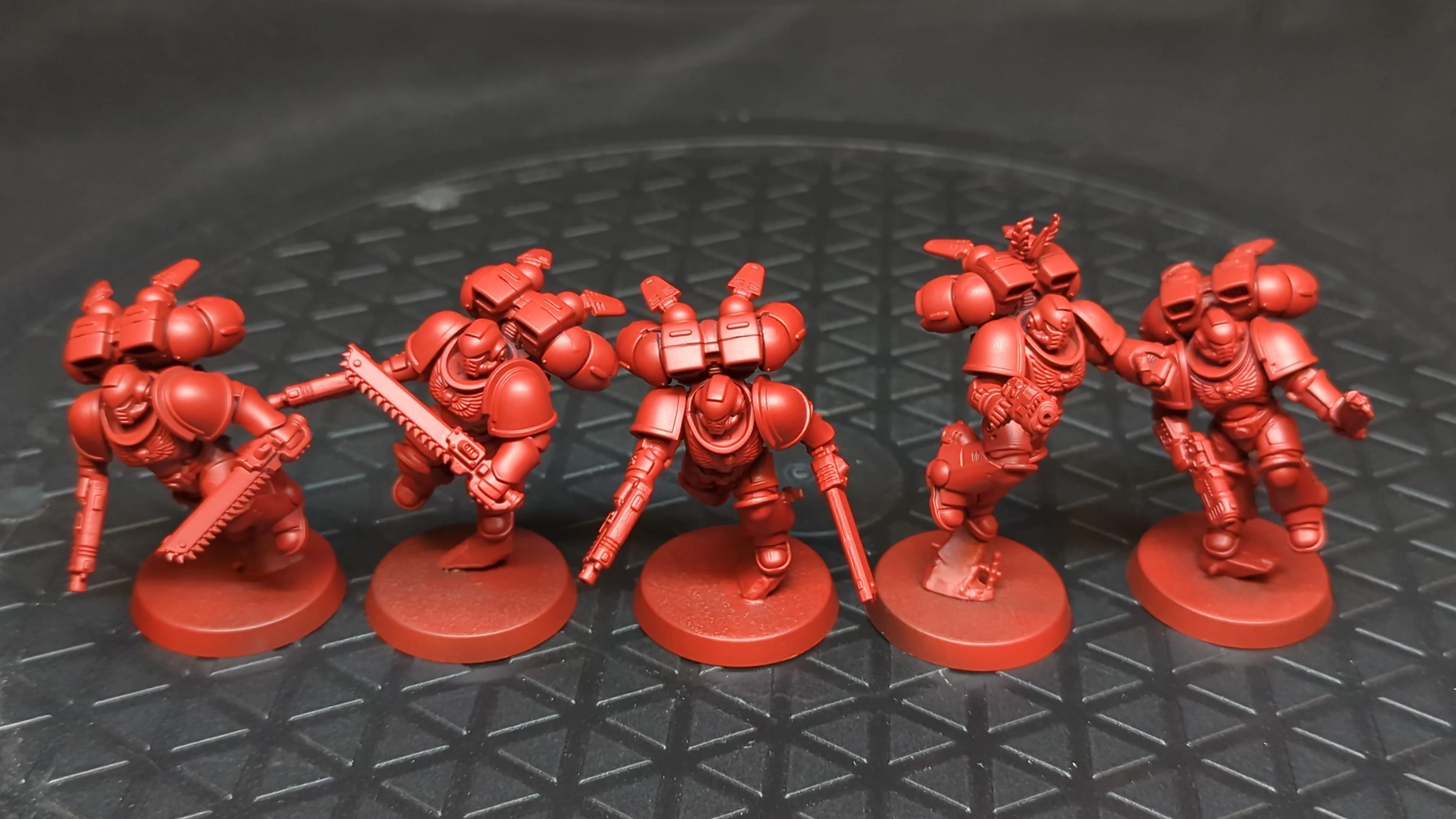 Warhammer 40k Space Marines Assault Intercessors with Jump Packs x5