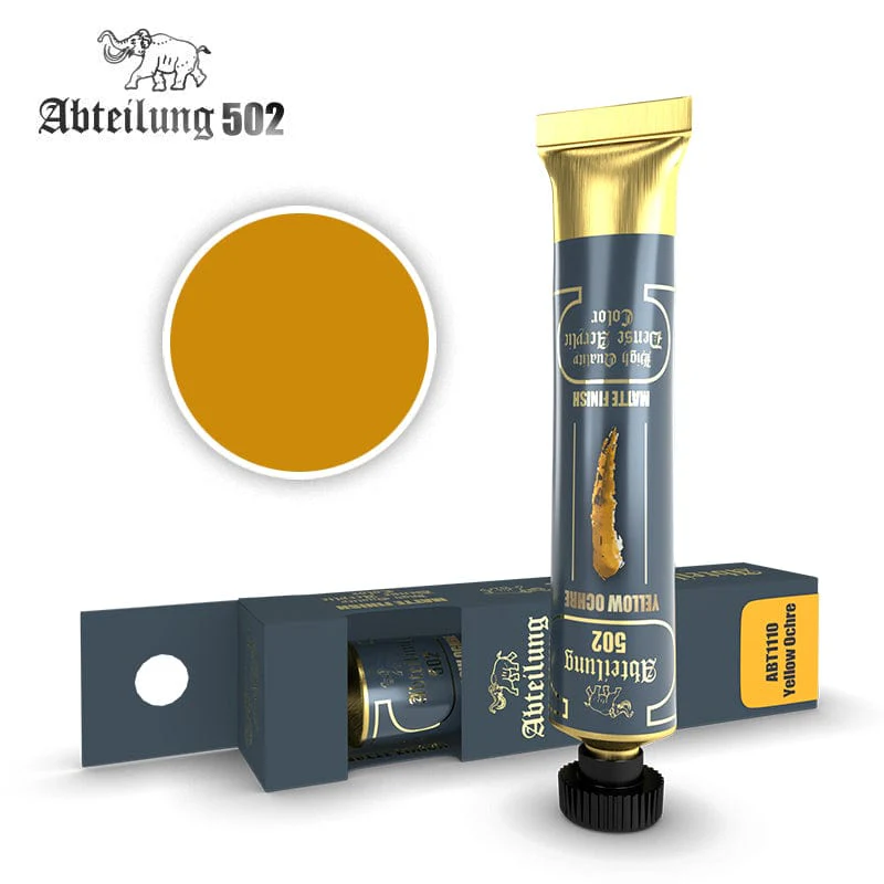 Abteilung 502 High Quality Dense Acrylics -  Yellow Ochre