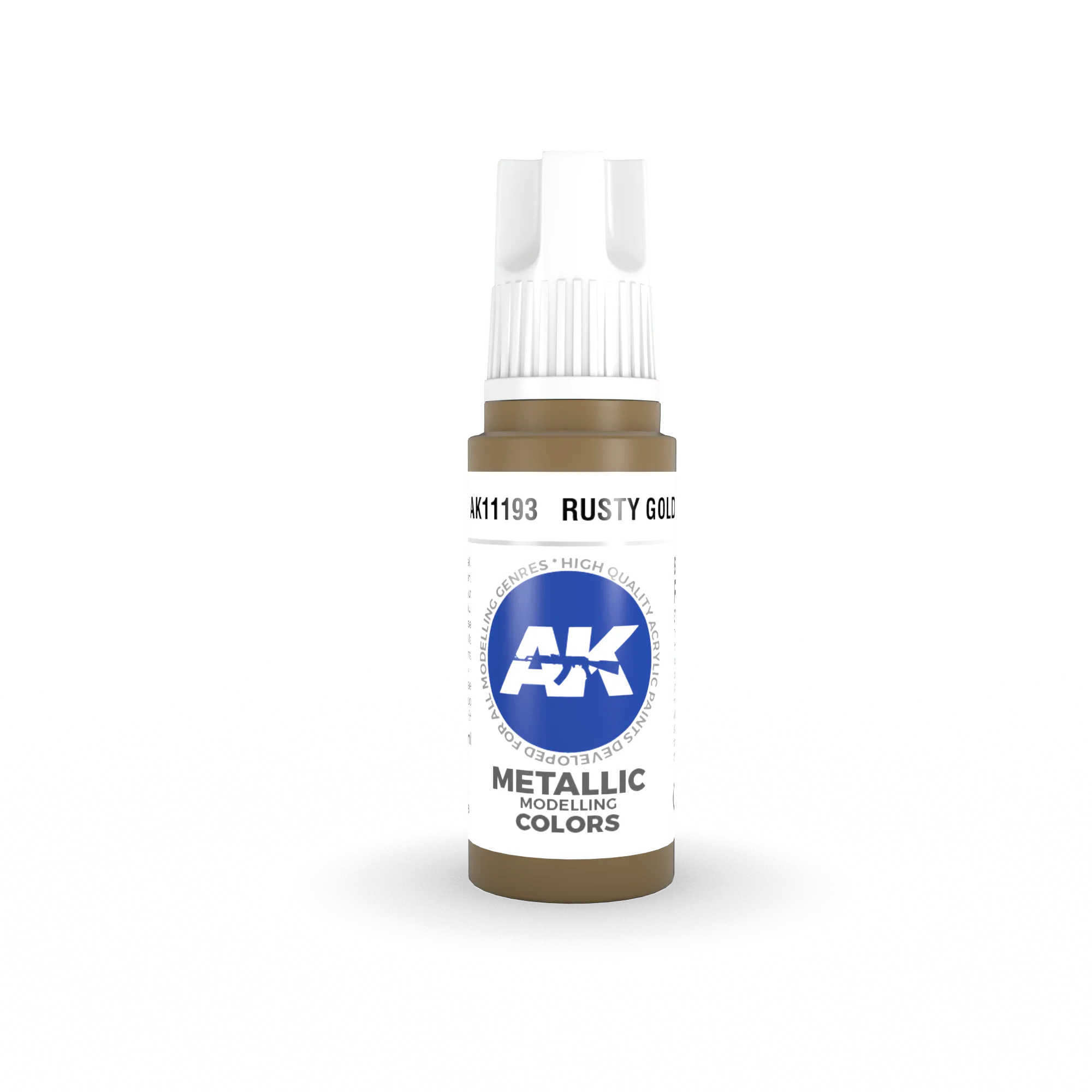 AK Interactive 3rd Gen Acrylics 17ml - Rusty Gold