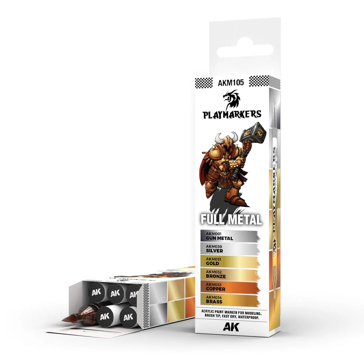 AK Interactive Playmarkers Set - Full Metal