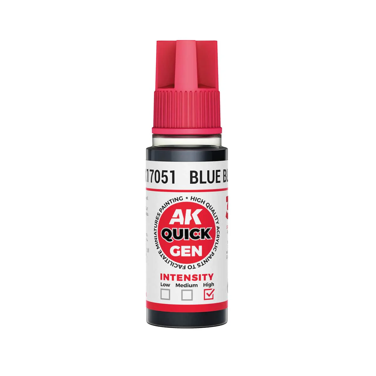 AK Interactive Quick Gen Acrylics 18ml - Blue Black