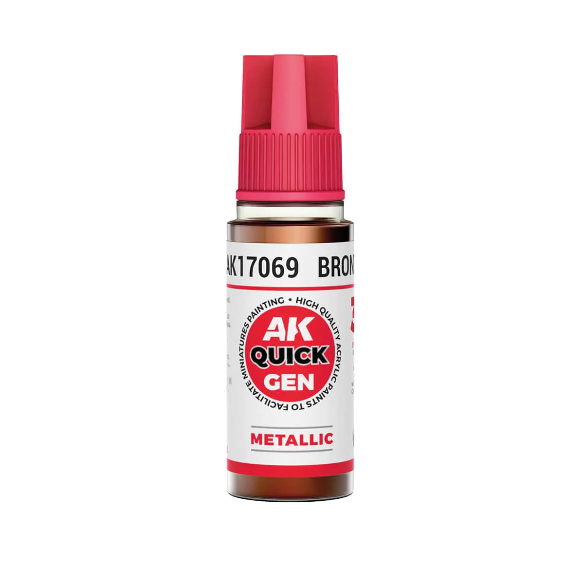 AK Interactive Quick Gen Acrylics 18ml - Bronze