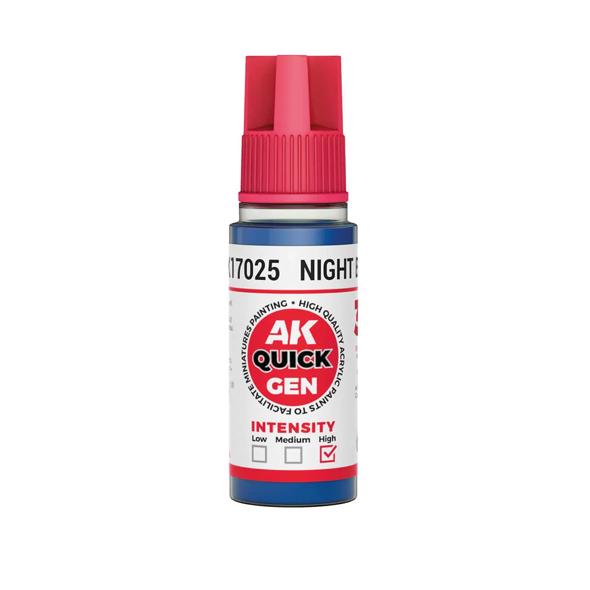 AK Interactive Quick Gen Acrylics 18ml - Night Blue