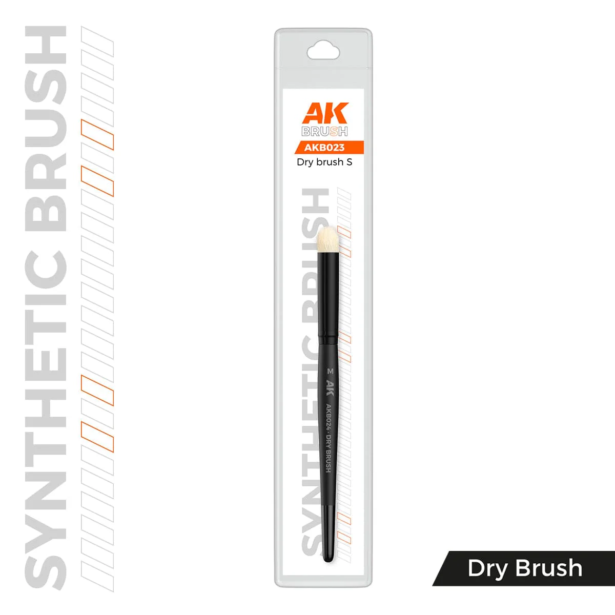 AK Interactive Synthetic Dry Brush - Size Small