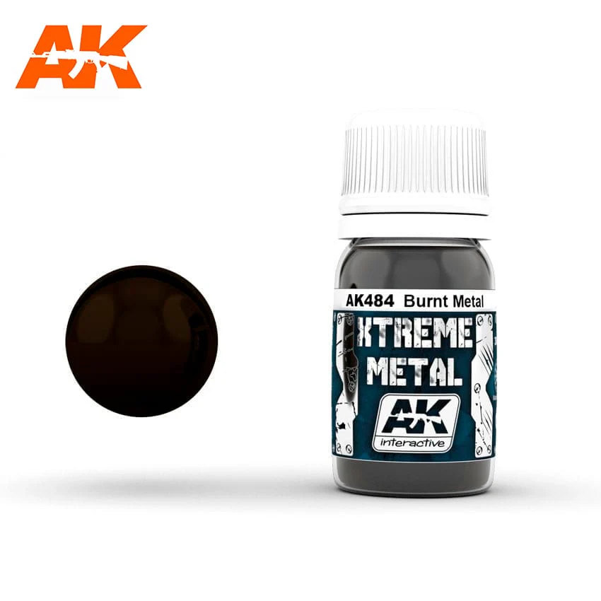 AK Interactive Xtreme Metal Burnt Metal 35ml