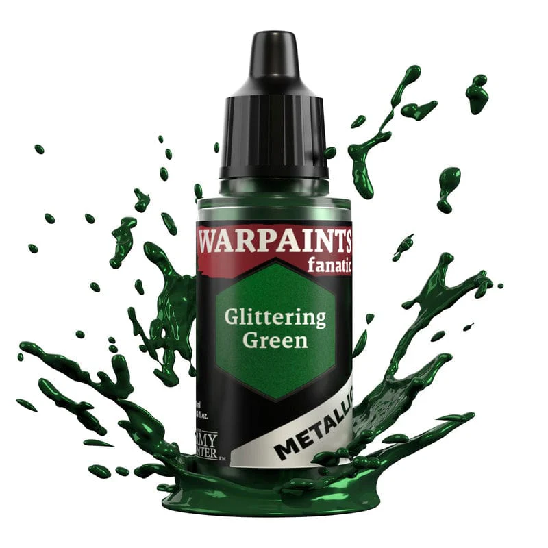 Army Painter Warpaints Fanatic Metallics 18ml- Glittering Green