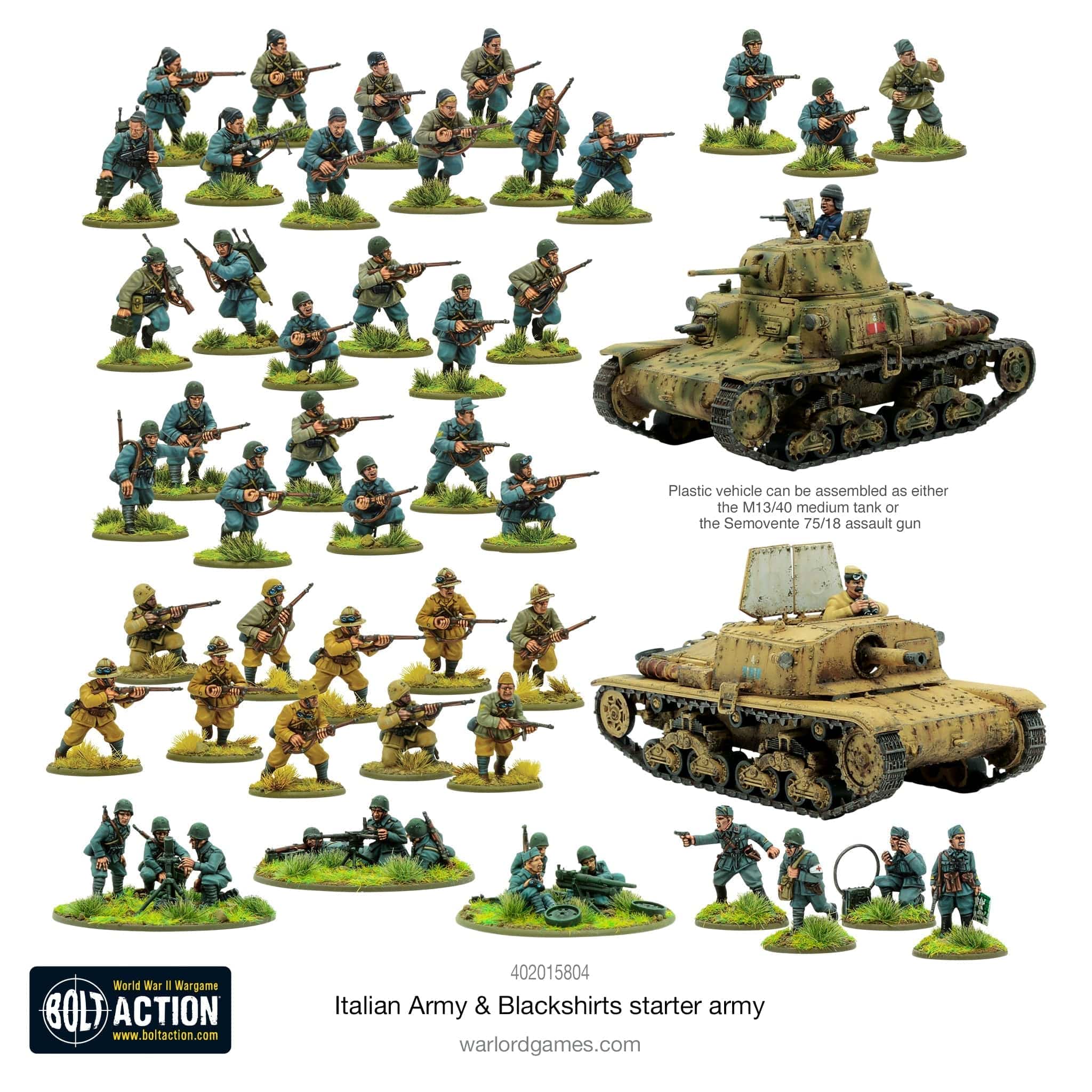 Bolt Action Italian Army/Blackshirts Starter Army
