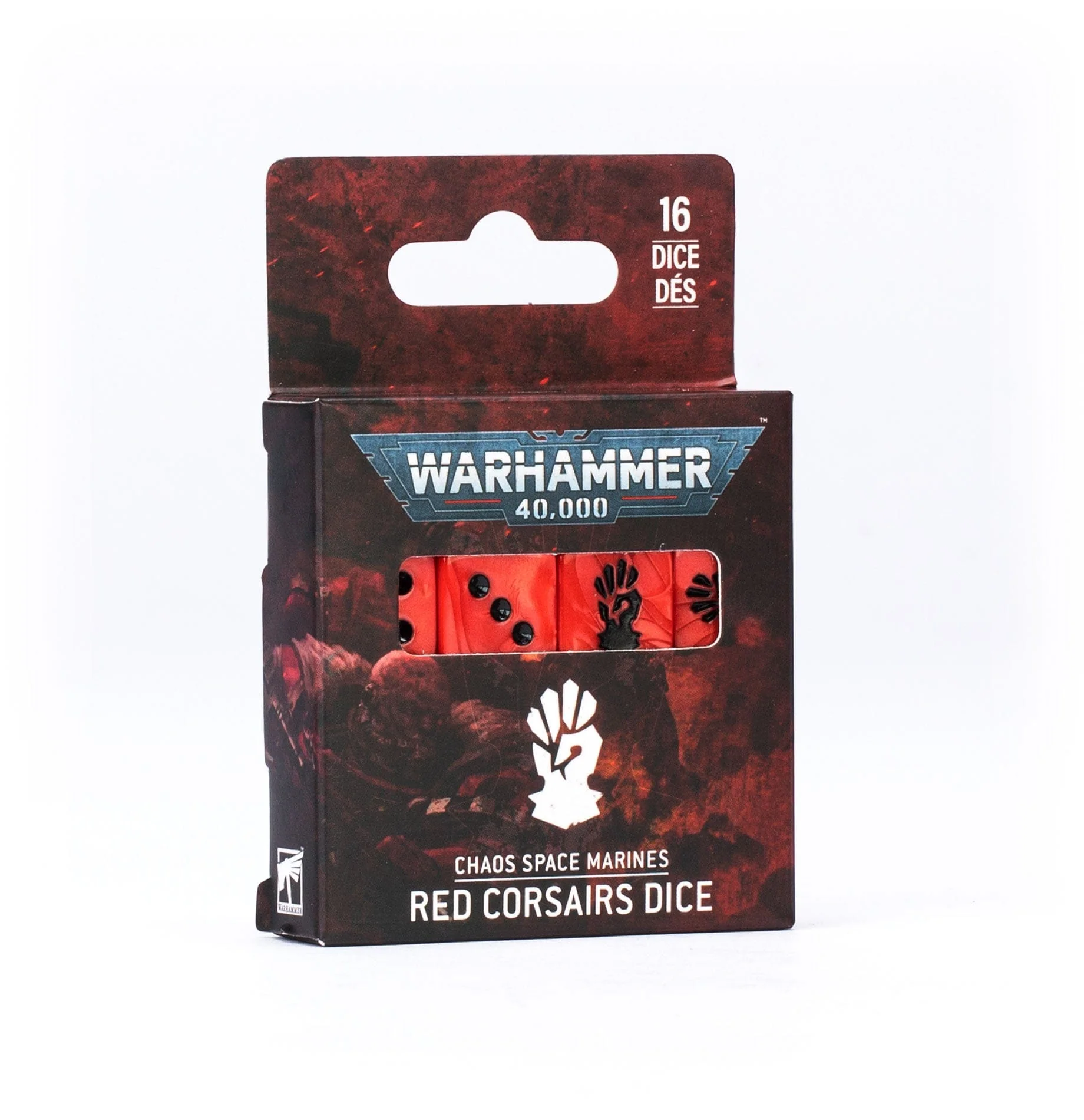Chaos Space Marines Red Corsairs Dice Set