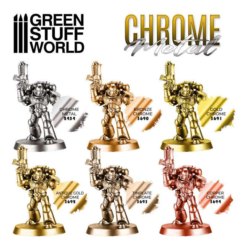 GSW Chrome Metal Paint - Copper Color 17ml - Image 2