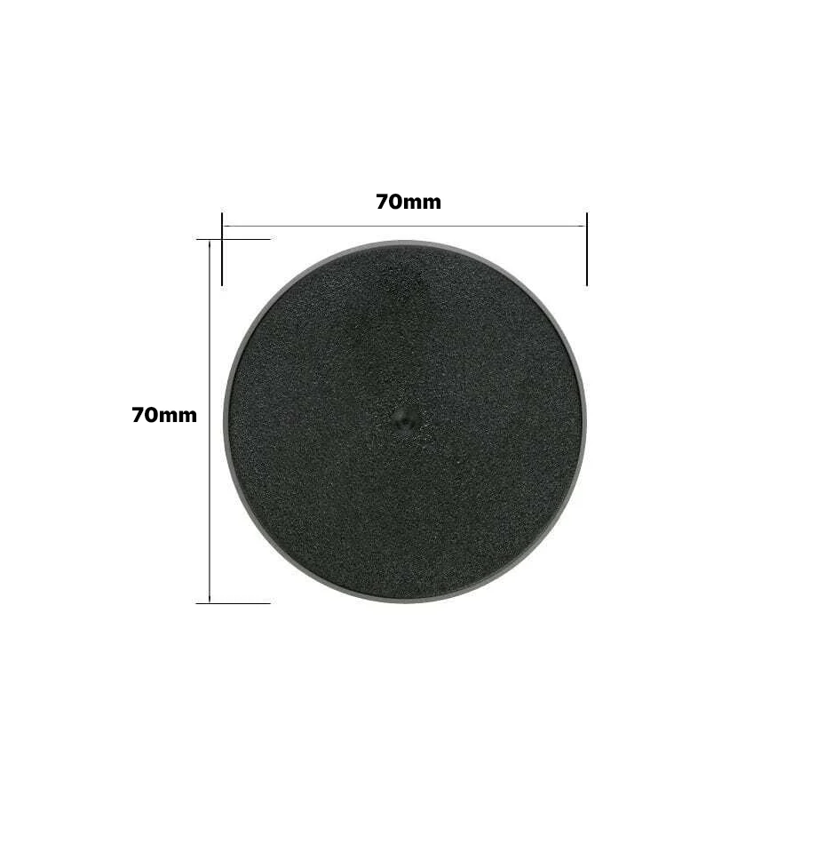 70mm Round Base