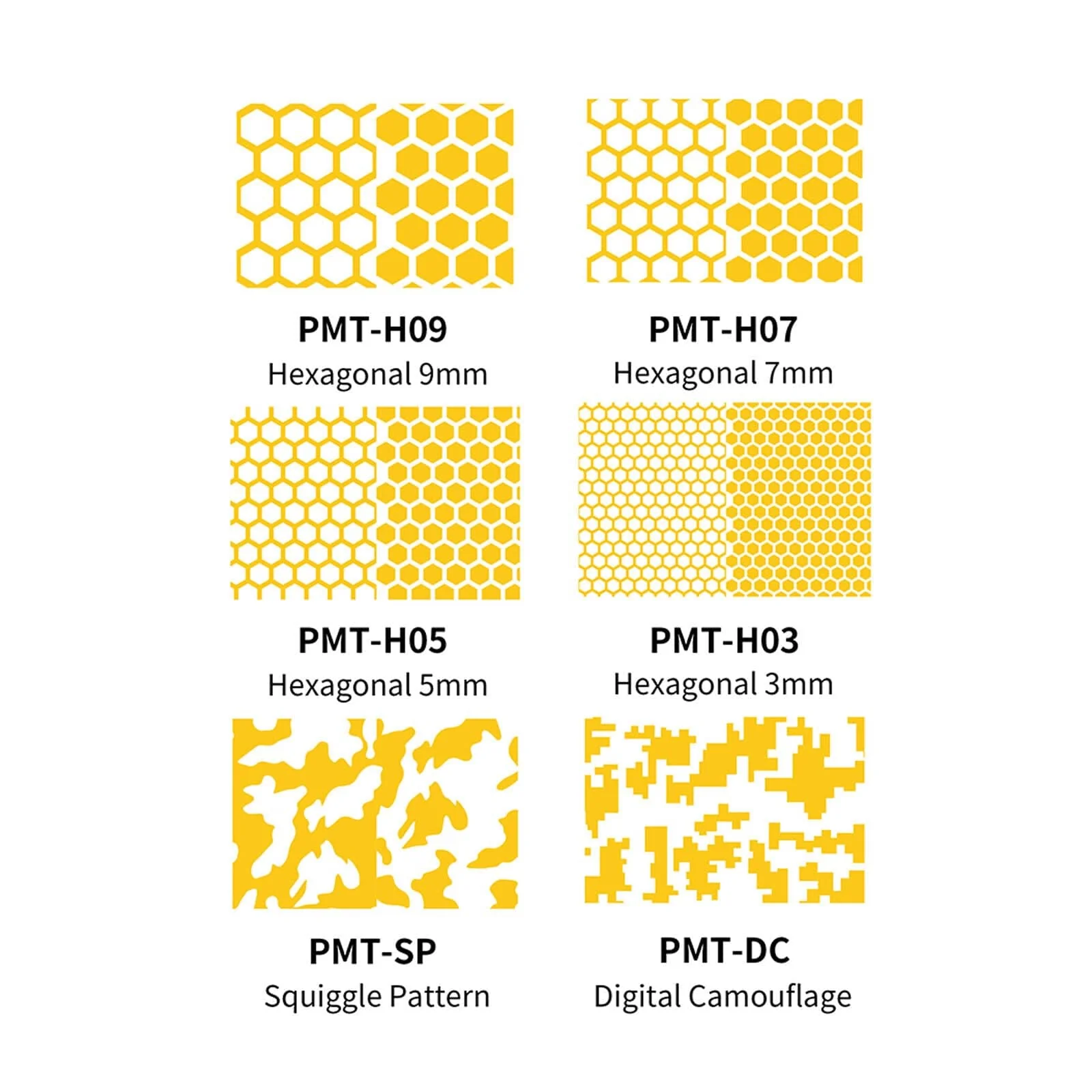 DSPIAE Precut Masking Tape for Airbrush - Digital Camouflage - Image 3