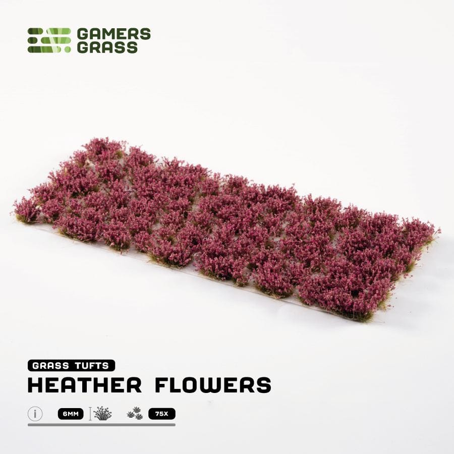 Gamer's Grass Tufts -  Heather Flowers