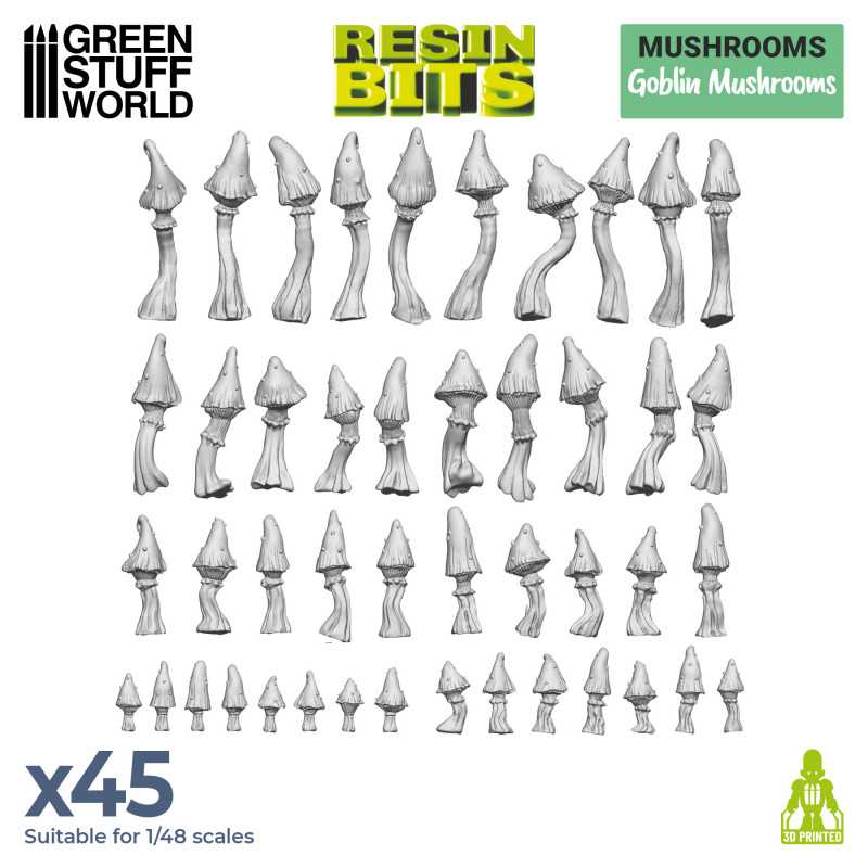GSW Resin Basing Set - Goblin Mushrooms