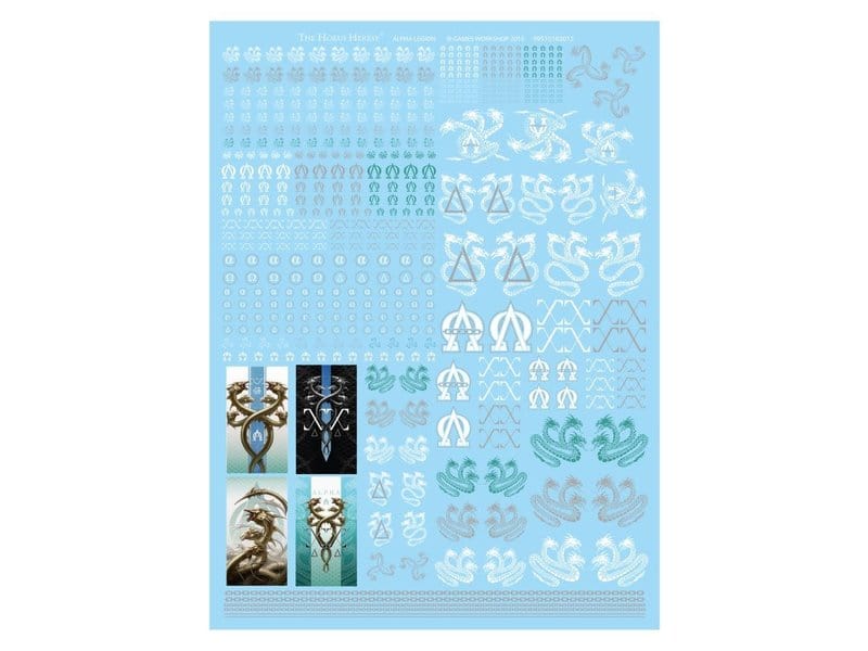 Horus Heresy: Alpha Legion Legion Decals Transfer sheet