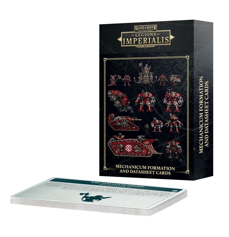 Legions Imperialis Mechanicum Formation Datasheet Cards
