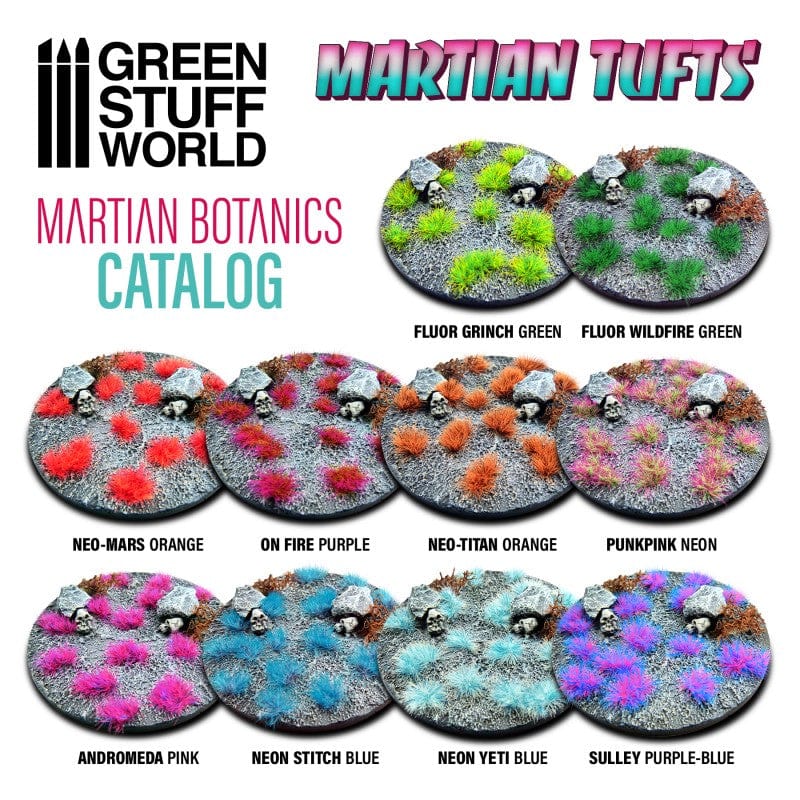 GSW Martian Neon Tufts 6mm - Fluor Wildfire Green - Image 2