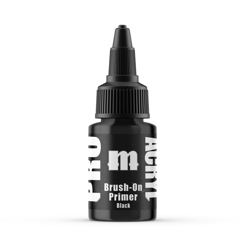 Monument Hobbies Pro Acryl PRIME - Brush-On Black 22ml