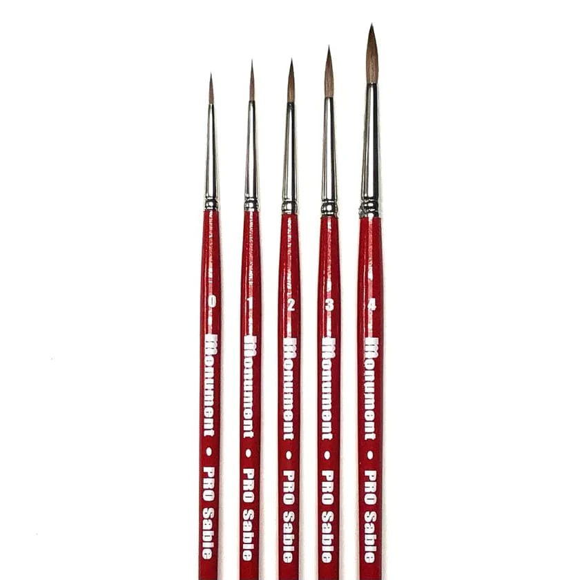 Monument Hobbies - Pro Sable brushes - CHOOSE YOUR SIZE
