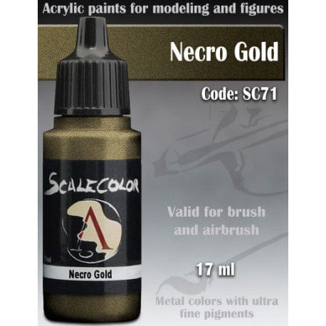 Scale 75 Scalecolor Metal N' Alchemy 17ml - Necro Gold