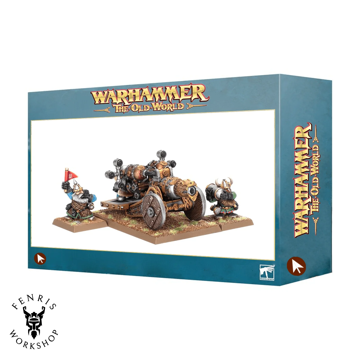 The Old World Dwarfen Moutain Holds Flame Cannon