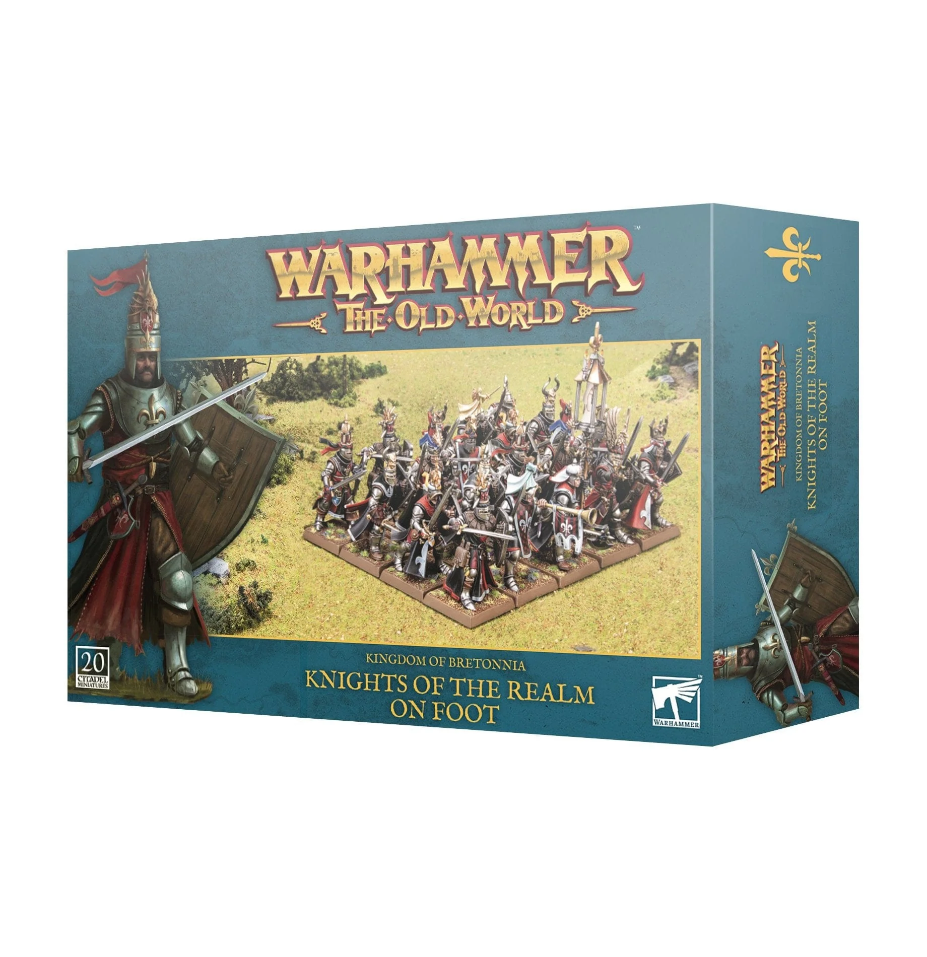The Old World: Kingdom of Bretonnia Knights of the Realm on Foot