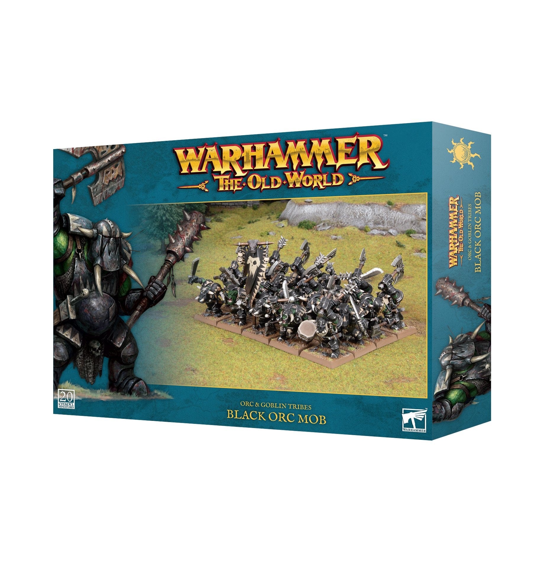 The Old World Orc & Goblin Tribes: Black Orc Mob