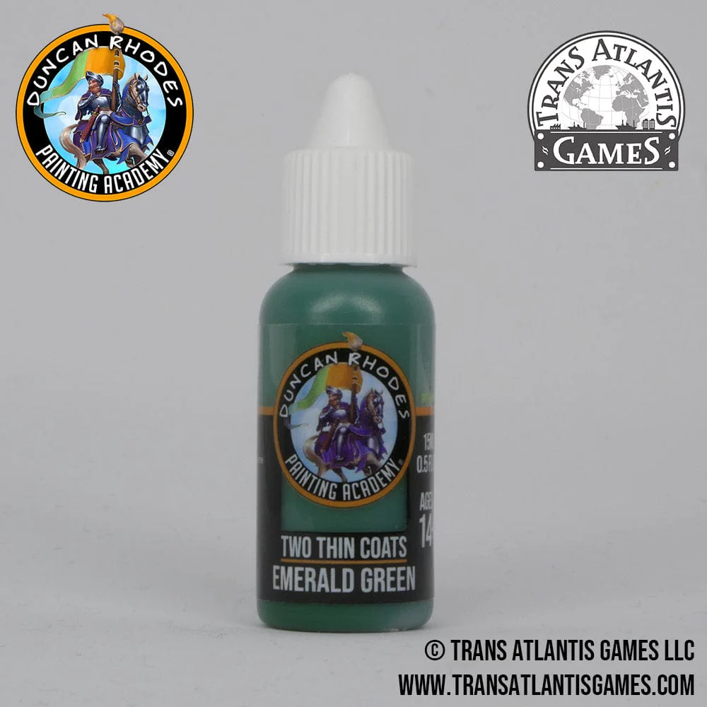 Two Thin Coats by Duncan Rhodes 15ml - Emerald Green