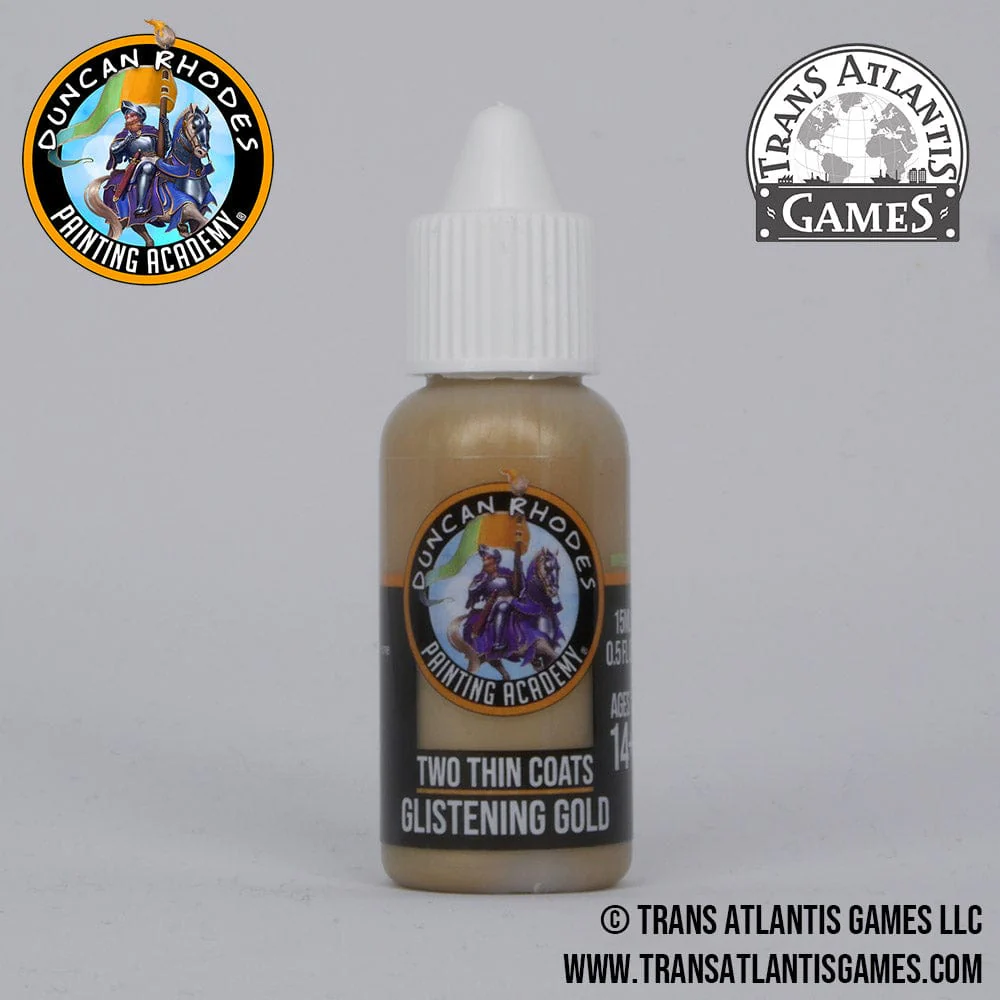 Two Thin Coats by Duncan Rhodes 15ml - Glistening Gold