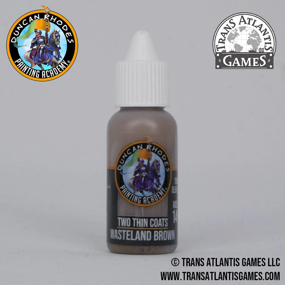Two Thin Coats by Duncan Rhodes 15ml - Wasteland Brown