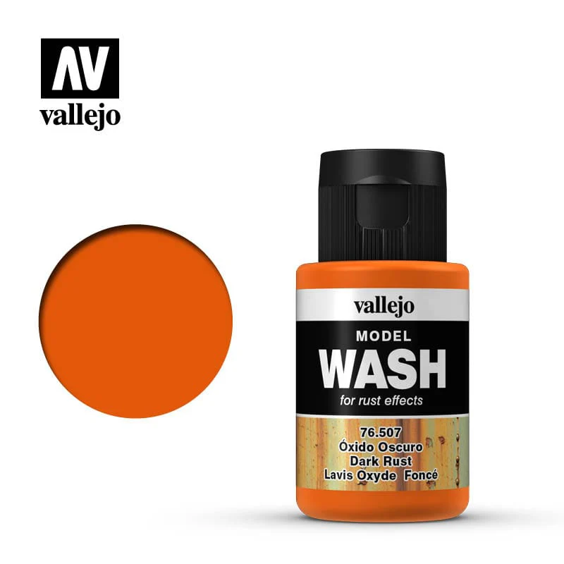 Vallejo Dark Rust Model Wash 35ml