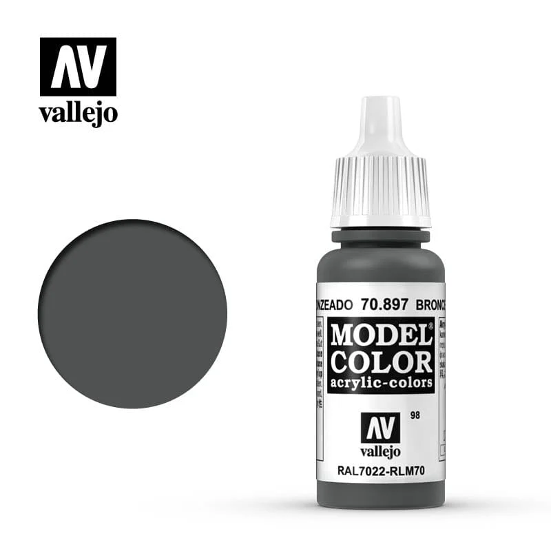 Vallejo Model Color Bronze Green 17ml - (084)