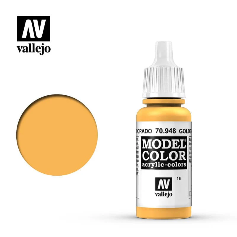 Vallejo Model Color Golden Yellow 17ml - (028)