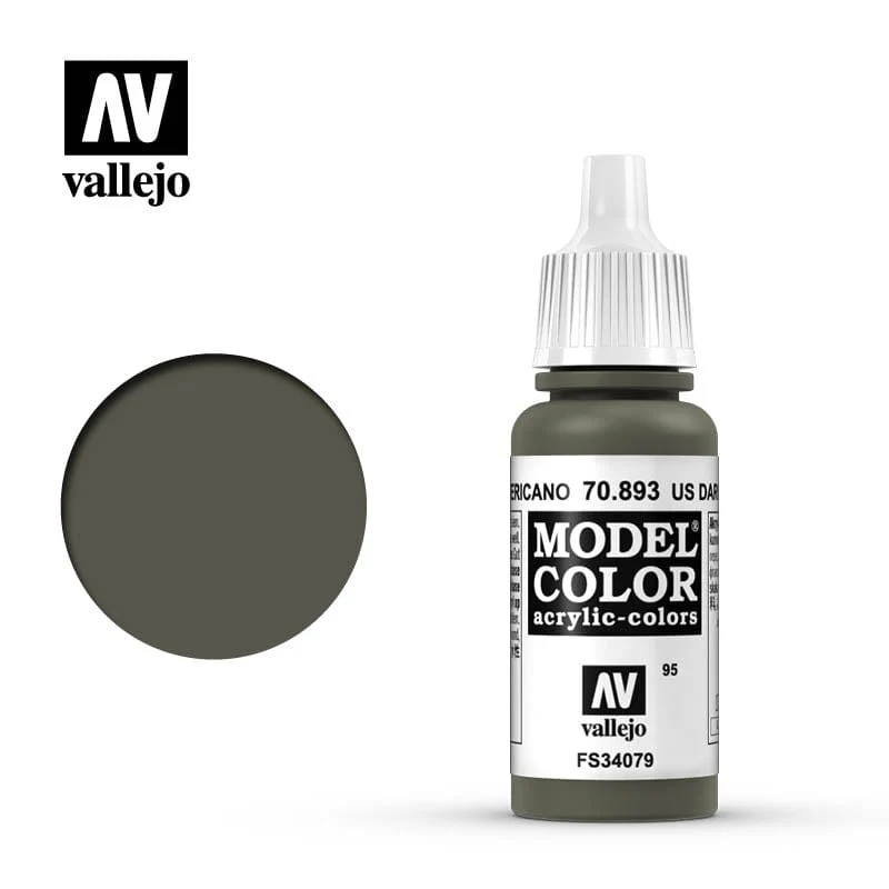Vallejo Model Color US Dark Green 17ml - (105)