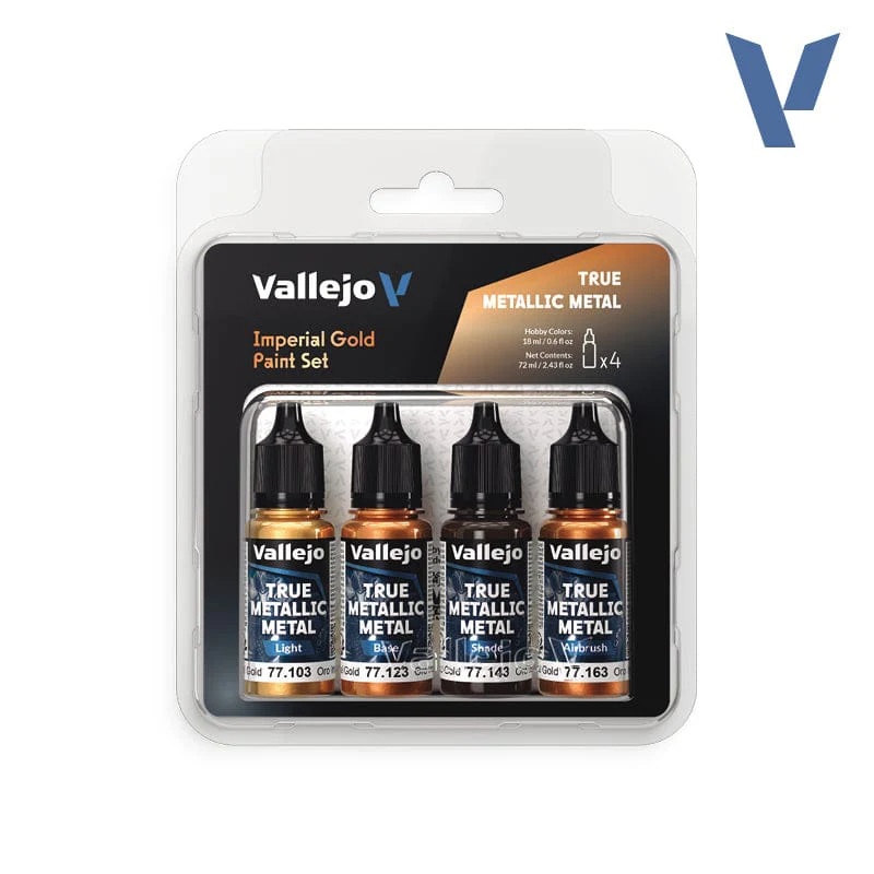 Vallejo True Metallic Metal Set - Imperial Gold