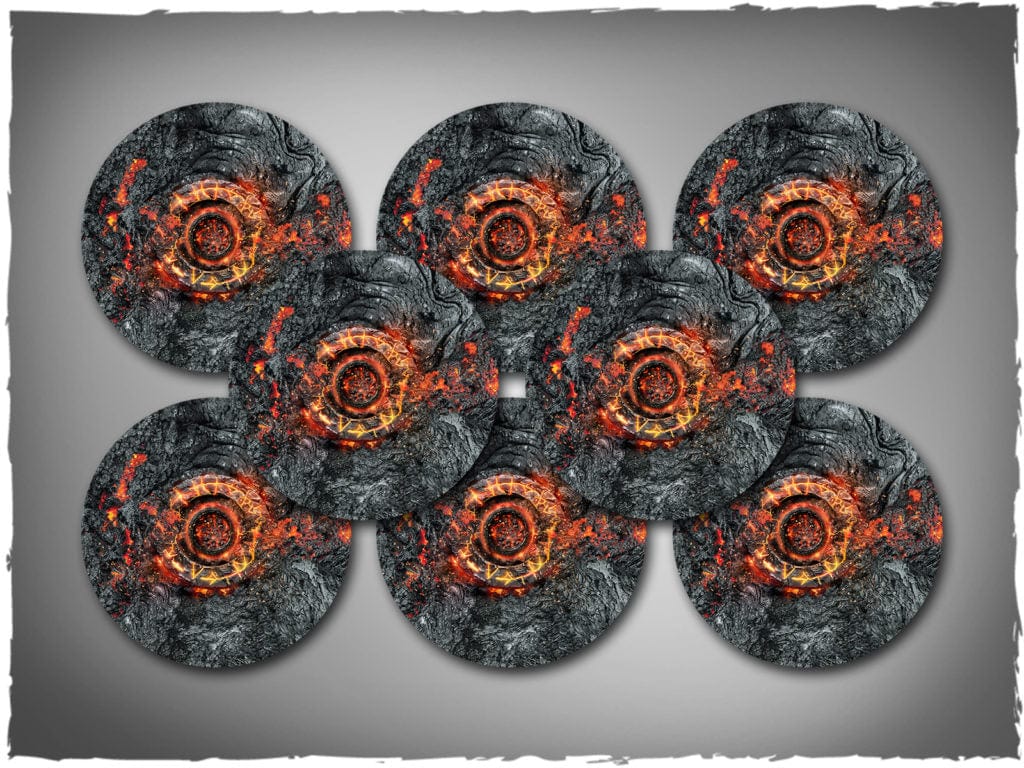 Warhammer Neoprene Objective Markers set - Realm of Fire